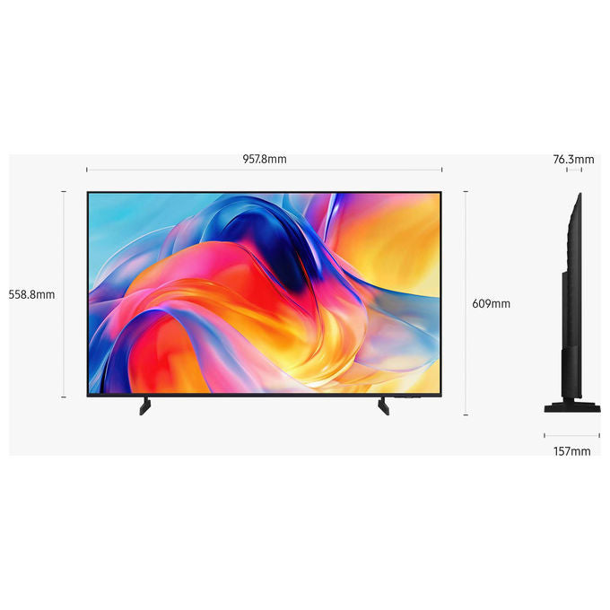 Samsung UE43M70HAUXZT Smart TV 43'' Mini LED 4K Ultra HD Tizen Wi-Fi DVB-T2 colore Titan Black