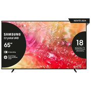 Samsung TV Crystal UHD 4K 65 pollici UE65DU7170UXZT Smart TV Wi-Fi Black 2024 Processore Crystal 4K 4K Upscaling Slim Look Design OTS Lite