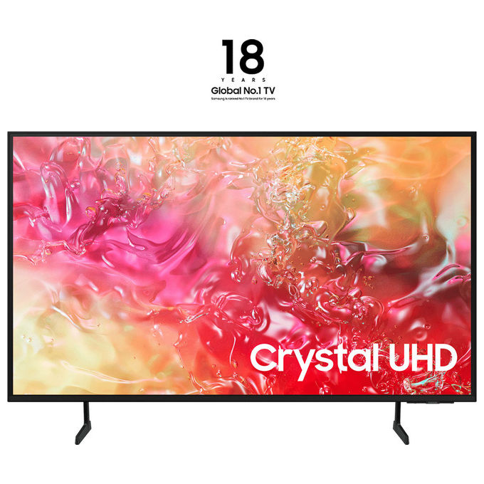 Samsung tv led 85 pollici, 4K UHD, smart tv, HDR10+, Crystal Processor 4K, Motion Xcelerator, Wi-Fi, Bluetooth, nero, UE85DU7190U