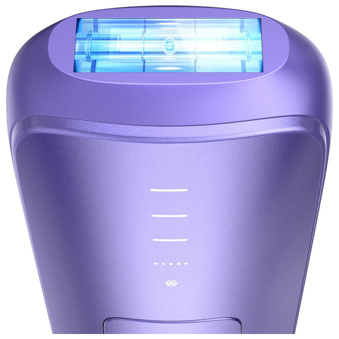 Ulike UI06 PR Epilatore a Luce Pulsata Intensa IPL Fluenza 21 J-cm² 700000 Lampeggiamenti Colore Viola