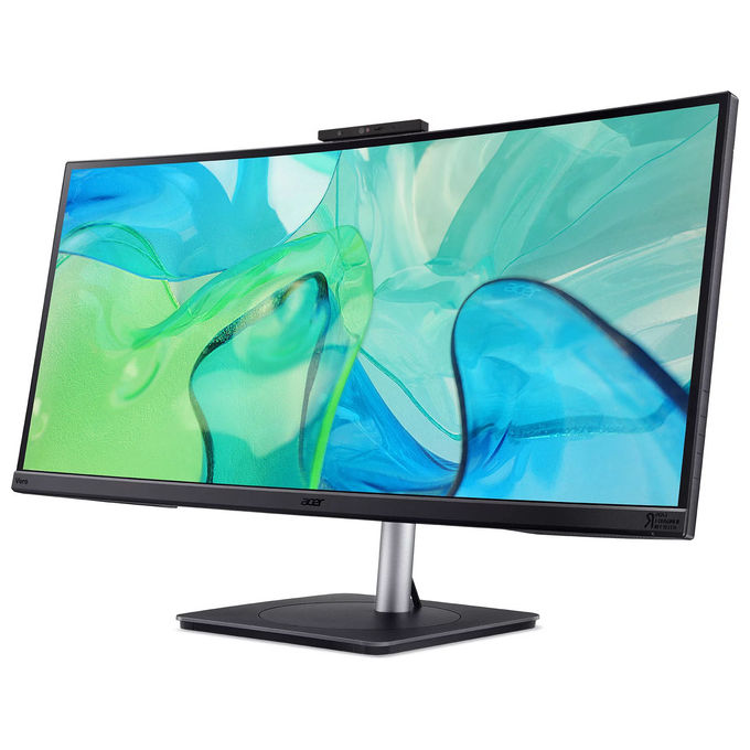 ACER Vero CB343CURDbemiiphcuzx monitor 34 pollici, UWQHD 3440x1440, IPS, dock USB-C 140W, webcam FHD Windows Hello, Ethernet