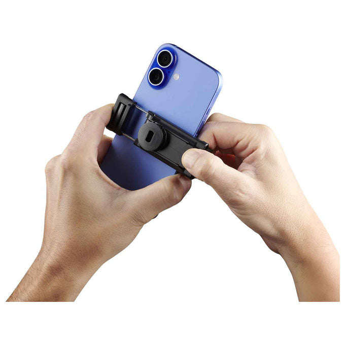 Cellularline Facecam, Supporto Telefono con Riconoscimento Automatico del Volto, Nero