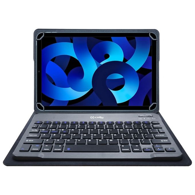 Celly UNIKEYBTAB11BK Custodia per Tablet con Tastiera Universale 9 11 Pollici colore Nero