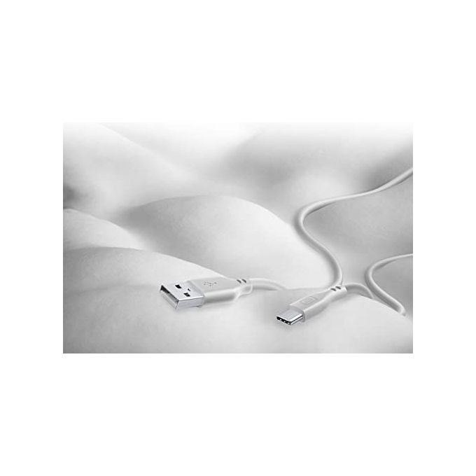 Cellularline Soft Cable Cavo USB-C 120 cm colore Grigio