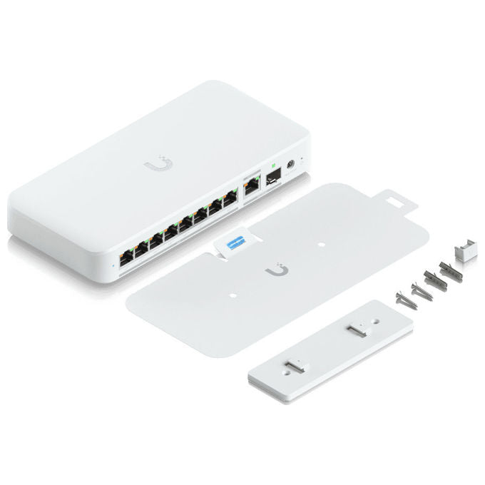 Ubiquiti USW-FLEX-2.5G-8-POE Switch gestito 8 porte 2.5G PoE++ colore Bianco