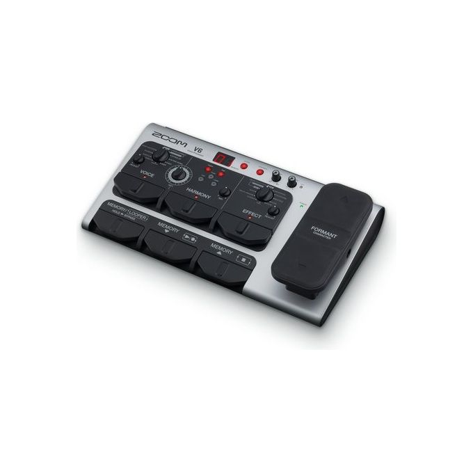 Zoom V6-SP Pedale Multieffetto per Voce XLR Looper USB 2.0 32bit 44.1 kHz colore Nero