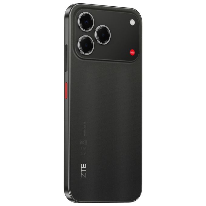 ZTE Blade V80 Vita smartphone 4G, 4GB RAM 256GB, display 6,75'' 120Hz, tripla fotocamera 50MP, batteria 5000mAh, Android 16, nero
