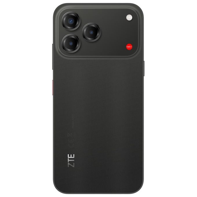 ZTE Blade V80 Vita smartphone 4G, 4GB RAM 256GB, display 6,75'' 120Hz, tripla fotocamera 50MP, batteria 5000mAh, Android 16, nero