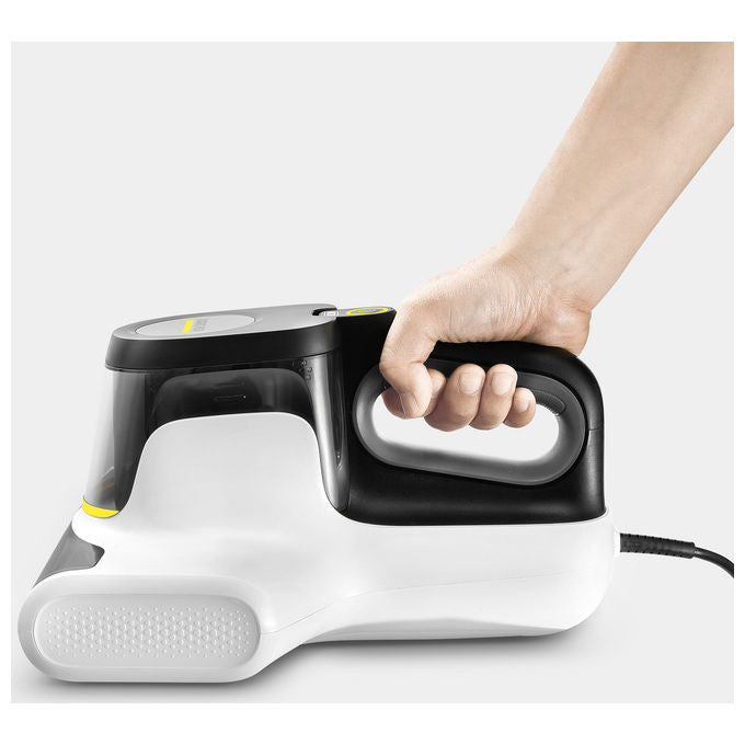 Kärcher 1.198-412.0 VCH 4 UVClean Aspirapolvere per Acari senza sacco luce UV-C 0,4 L 500 W 80 dB colore Bianco e Nero