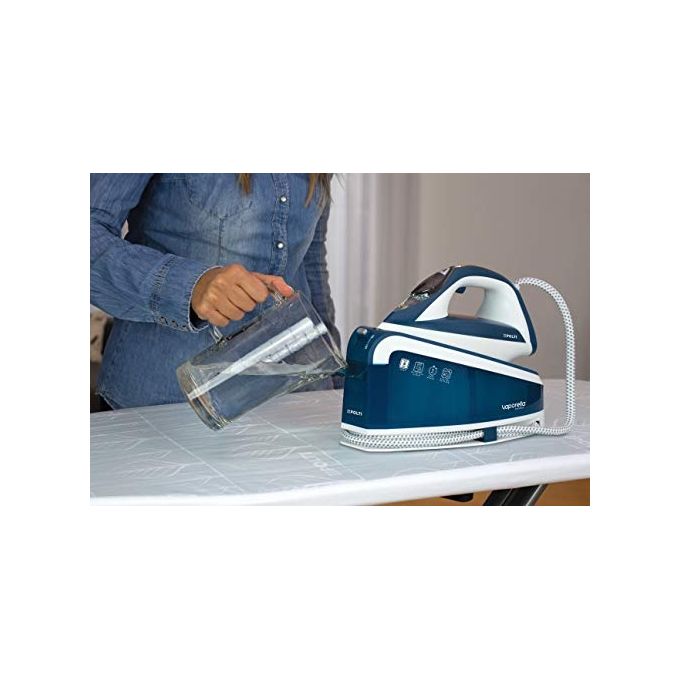Polti PLEU0244 Vaporella EXPRESS VE30.10 Ferro da Stiro a Caldaia Capacita' 1,6 Litri Potenza 2200 W Tecnologia One Temperature Bianco-Blu
