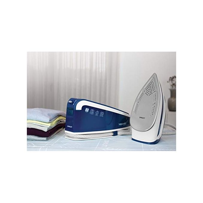 Polti PLEU0244 Vaporella EXPRESS VE30.10 Ferro da Stiro a Caldaia Capacita' 1,6 Litri Potenza 2200 W Tecnologia One Temperature Bianco-Blu