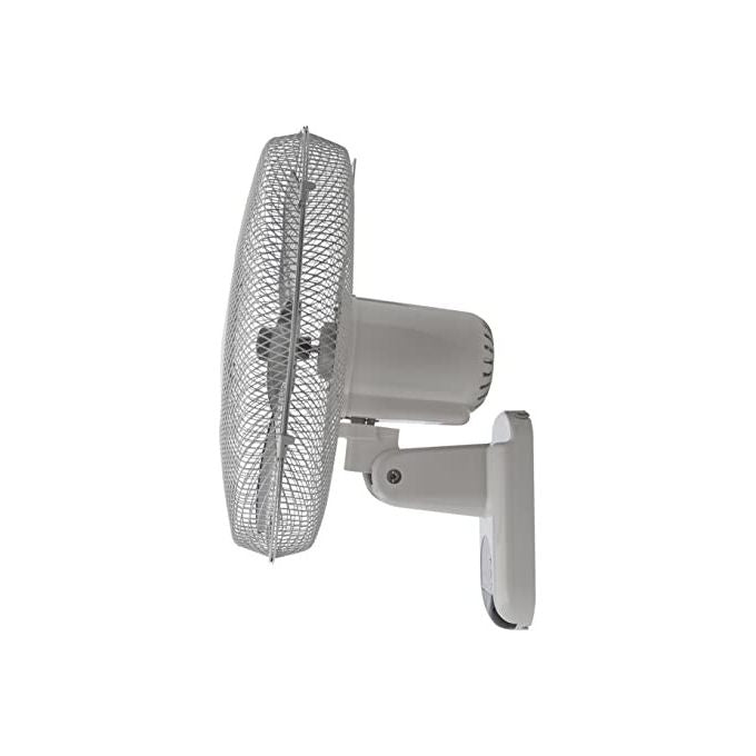 Bimar VM45 Ventilatore da Parete con Telecomando Elica 40cm 5 Pale 3 Velocita' Timer 7h 30min Oscillazione 90° colore Bianco