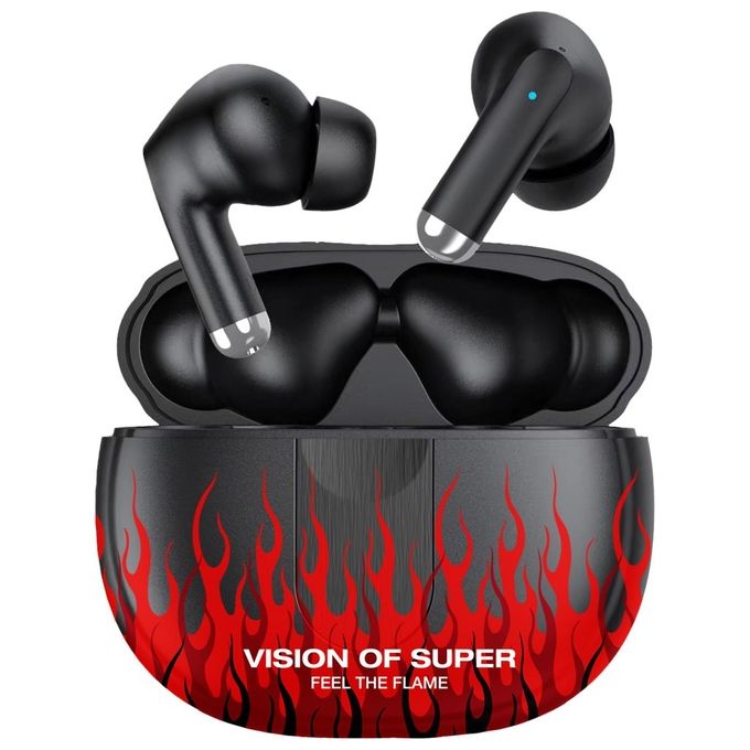 Celly VOSULTRASOUND VOS Collection Auricolari True Wireless con Microfono Incorporato e Controllo Touch Fino a 5 Ore di Autonomia colore Nero