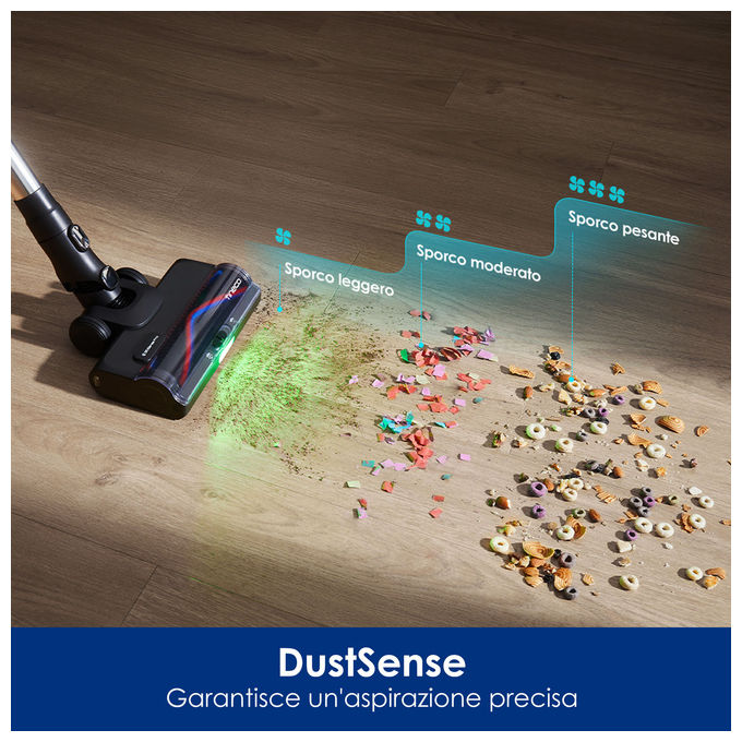 Tineco PURE ONE S70 Scopa Elettrica Senza Fili 500 W 200 AW Filtro HEPA colore Grigio