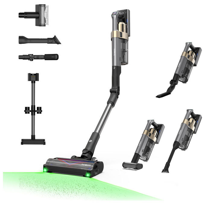Tineco PURE ONE A90S aspirapolvere senza filo, 270AW, autonomia 105 min, spazzola 3DSense Master, filtro HEPA, per peli di animali