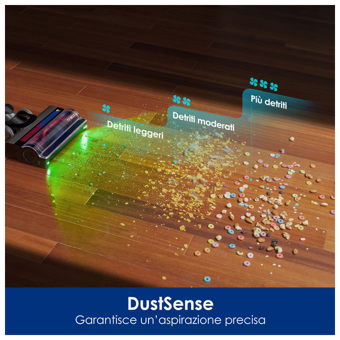 Tineco PURE ONE A90S aspirapolvere senza filo, 270AW, autonomia 105 min, spazzola 3DSense Master, filtro HEPA, per peli di animali
