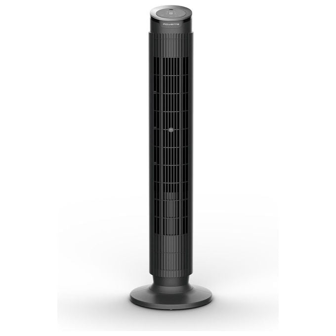 Rowenta VU7020F0 Eole Silence Force Ventilatore a Torre 22 dB 8 velocita' oscillazione 90° 1902 m³-h telecomando colore Nero
