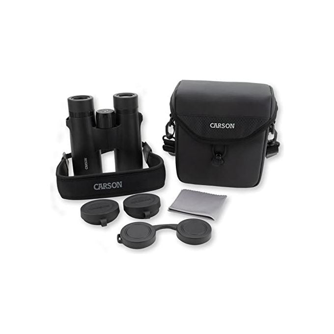 Carson VX-842 VX Series Binocolo 8x42 mm con Prismi BAK-4 e Rivestimento Multistrato colore Nero