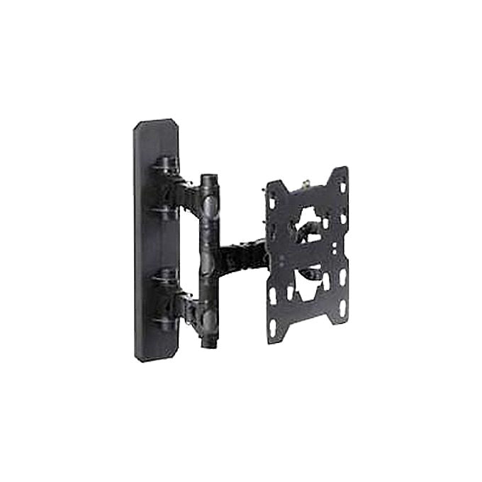 POLI BRACKET W082 Staffa Parete Snodabile per Schermi fino a 40 Pollici Inclinazione Regolabile 35 Kg colore Nero