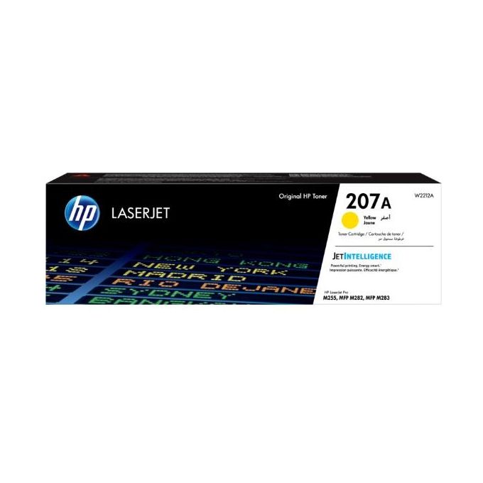 HP W2212A 207A Toner Originale Laser 1250 Pagine per Color LaserJet Pro M255 M282 M283 colore Giallo