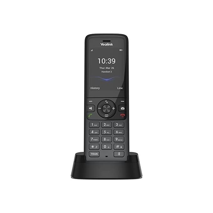 Yealink W78H Telefono DECT Wireless Display TFT 2.4'' Bluetooth 5.1 Ricarica Rapida colore Nero