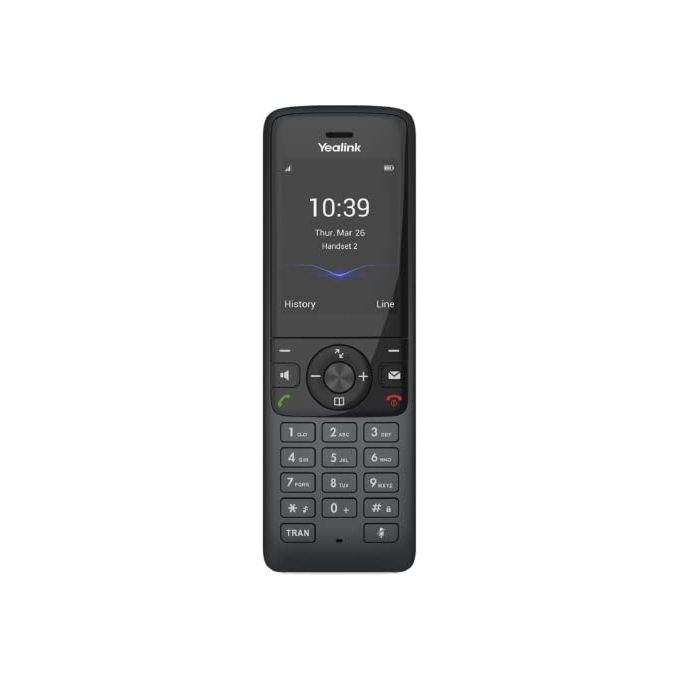 Yealink W78H Telefono DECT Wireless Display TFT 2.4'' Bluetooth 5.1 Ricarica Rapida colore Nero