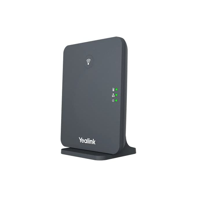 Yealink 1302025 W79P Telefono IP DECT con Display TFT 20 Linee Wi-Fi Bluetooth IP67 colore Nero