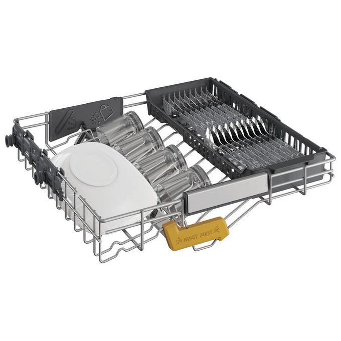 Whirlpool W8F HS61X Lavastoviglie A libera installazione 15 coperti Classe A 41 dB 8 programmi AquaStop (85x60x59 cm) colore Inox