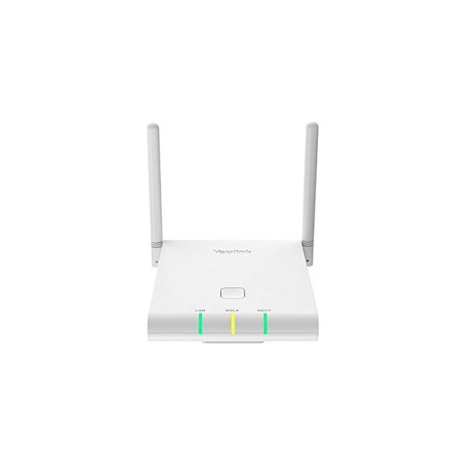 Yealink W90B Sistema Cordless DECT IP Multi-Cell Stazione Base fino a 250 Auricolari e 60 Stazioni Base Supporto PoE crittografia AES colore Bianco