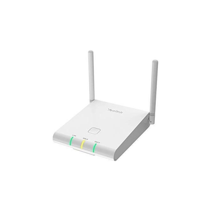 Yealink W90B Sistema Cordless DECT IP Multi-Cell Stazione Base fino a 250 Auricolari e 60 Stazioni Base Supporto PoE crittografia AES colore Bianco