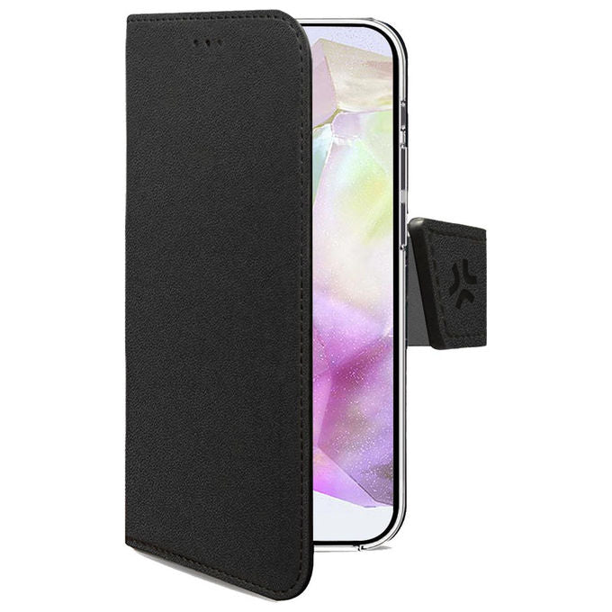 Celly WALLY1118 Wally Custodia a Libro Portafoglio Samsung Galaxy A36 5G Similpelle Chiusura Magnetica Slot Carte Funzione Stand colore Nero