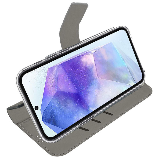 Celly Custodia Portafoglio Similpelle Nera per Samsung Galaxy A56 5G