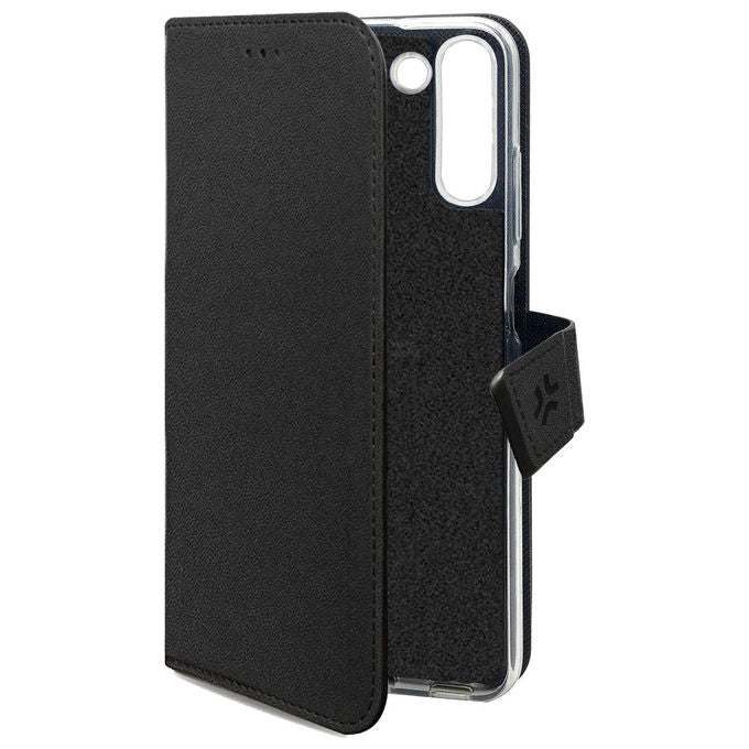 Celly Wally Custodia a Libro Nera per Samsung Galaxy S25+ 5G
