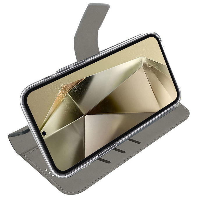 Celly Custodia a Libro Nera per Samsung Galaxy S25 Ultra 5G
