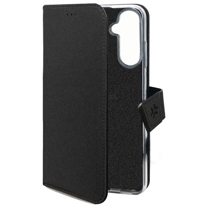 Celly Wally Custodia a Portafoglio per Samsung Galaxy A17 5G Nera