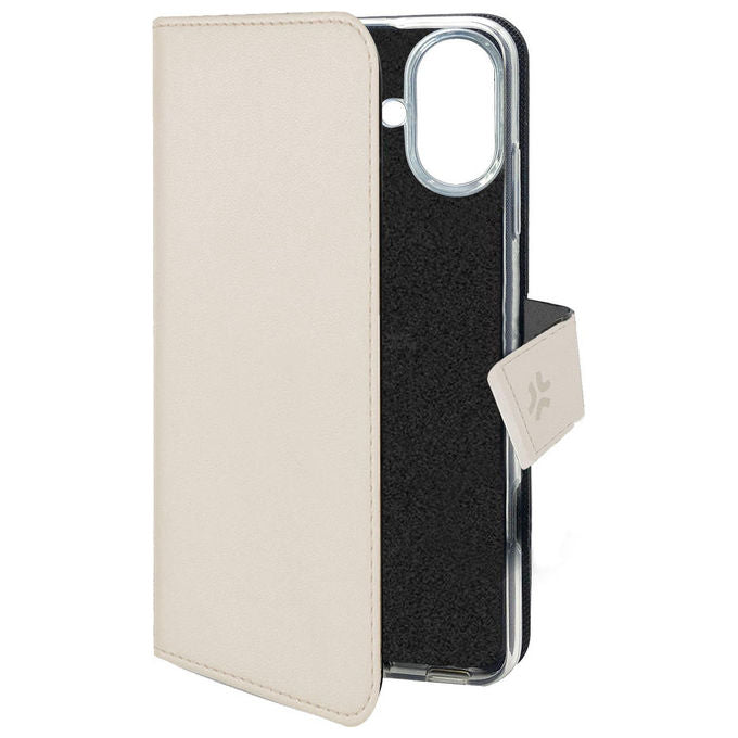 Celly Wally Custodia a Libro Sabbia per Apple iPhone 17