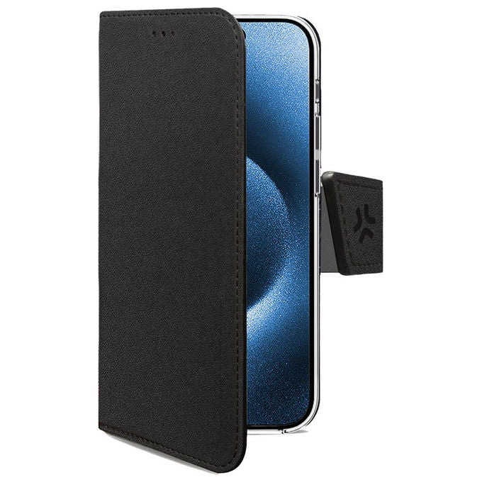 Celly Wally Custodia a Libro Nera per Apple iPhone 17 Pro