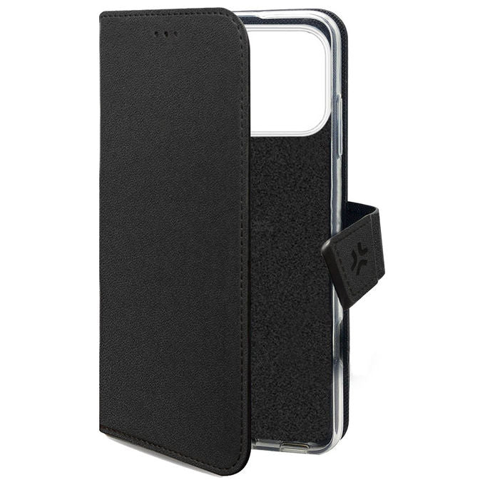 Celly Wally custodia a libro nera per Apple iPhone 17 Pro Max