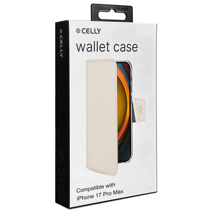 Celly Wally Custodia Apple iPhone 17 Pro Max sabbia