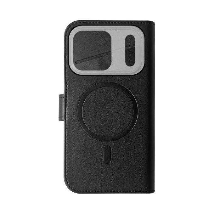 Celly Custodia Portafoglio Similpelle Nera iPhone 17 Pro Max Magsafe
