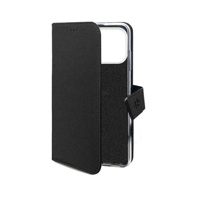 Celly Custodia Portafoglio Similpelle Nera iPhone 17 Pro Max Magsafe