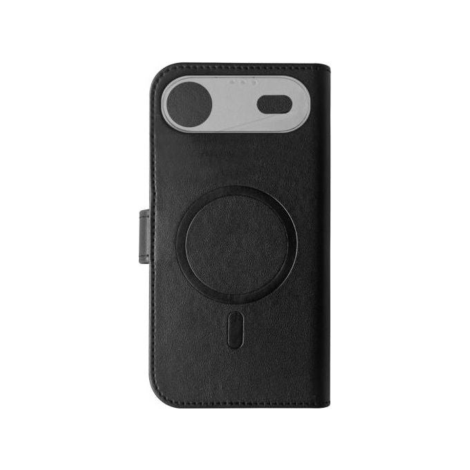 Celly Wallymag custodia a portafoglio in similpelle nera per iPhone Air
