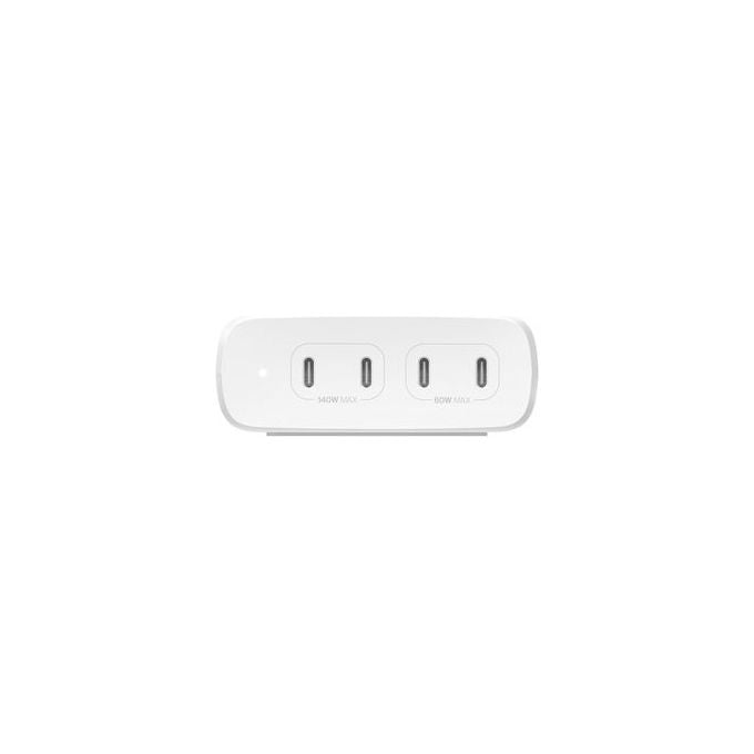 Belkin WCH015VFWH BoostCharge Pro Caricabatteria 4 Porte USB C 200 W Tecnologia GaN Cavo 1.5 m colore Bianco