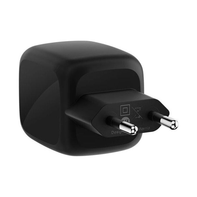 Belkin WCH020KQBK BoostCharge Pro Caricatore da Parete GaN 67 W 2 Porte USB-C PD 3.1 PPS colore Nero