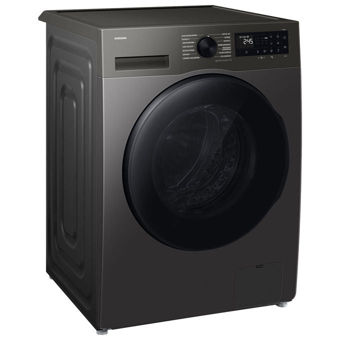 Samsung WD90HG5U34BXET Crystal Clean Lavasciuga Caricamento frontale 9-6 Kg 1400 rpm Classe A D Vapore Igienizzante Air Wash EcoBubble (60x59x85 cm) colore Nero Acciaio inox