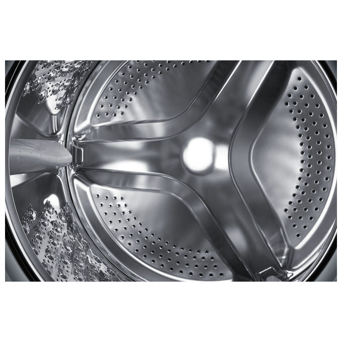 Samsung WD90HG5U34BXET Crystal Clean Lavasciuga Caricamento frontale 9-6 Kg 1400 rpm Classe A D Vapore Igienizzante Air Wash EcoBubble (60x59x85 cm) colore Nero Acciaio inox