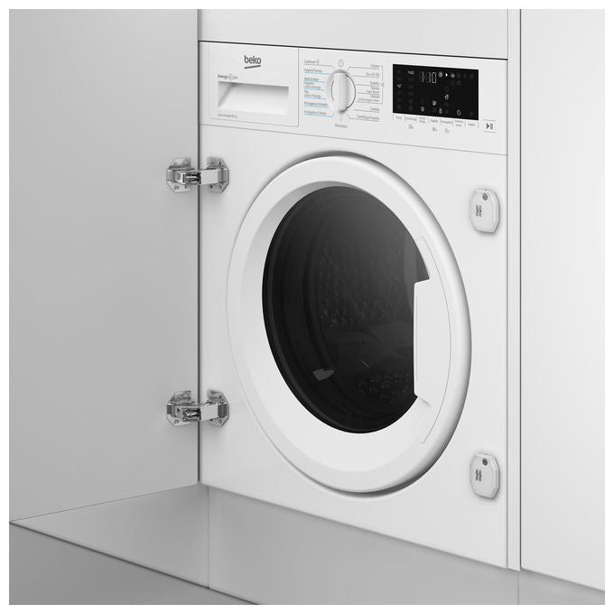 Beko WDI85DAW IT Lavasciuga da incasso 8-5 Kg 1400 rpm Classe D ProSmart Inverter SteamCure IronFast (82x60x56 cm) colore Bianco