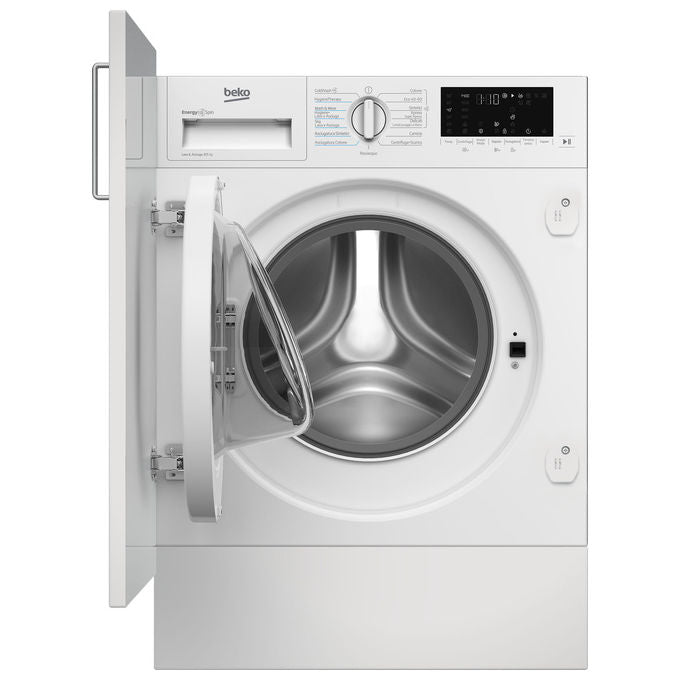 Beko WDI85DAW IT Lavasciuga da incasso 8-5 Kg 1400 rpm Classe D ProSmart Inverter SteamCure IronFast (82x60x56 cm) colore Bianco