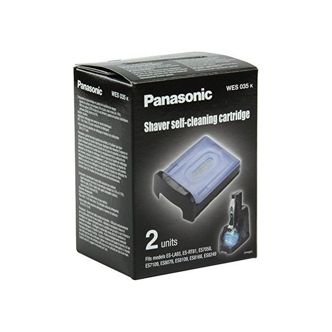 Panasonic WES035 Cartucce Per KIT_ Pulizia Rasoio Accessorio Rasatura Bianco
