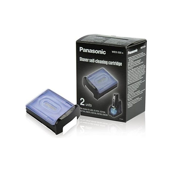 Panasonic WES035 Cartucce Per KIT_ Pulizia Rasoio Accessorio Rasatura Bianco